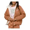 Vans (wmns)  X Em On Holiday Rev Foundry Jacket 'multi Color' In Brown