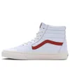 Vans (wmns) Vintage Pop Sk8-hi Shoes 'white Red' In Black