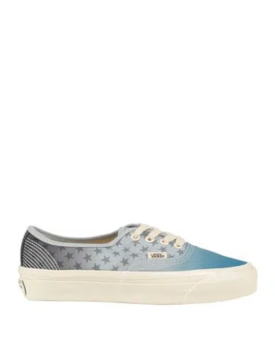 Vans Woman Sneakers Azure Size 7 Textile Fibers In Blue