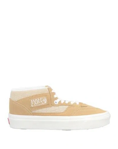 Vans Woman Sneakers Beige Size 8 Soft Leather