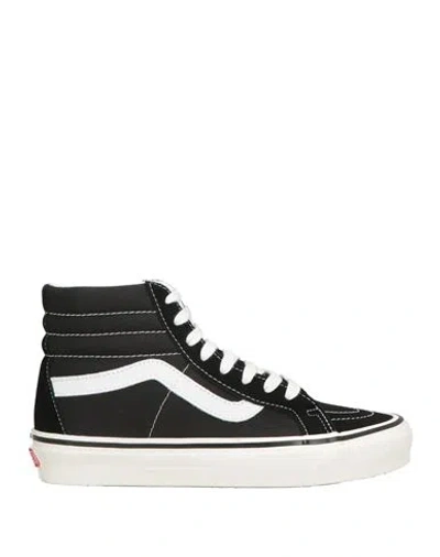 Vans Woman Sneakers Black Size 10 Leather, Textile Fibers