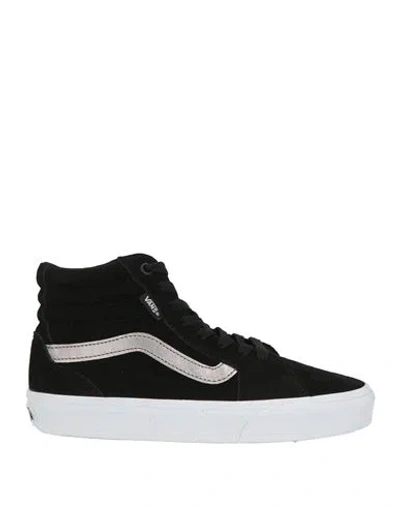 Vans Woman Sneakers Black Size 6.5 Leather