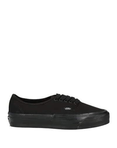 Vans Woman Sneakers Black Size 6.5 Textile Fibers