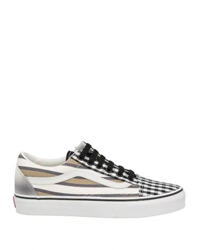 Vans Woman Sneakers Black Size 6.5 Textile Fibers
