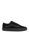 Vans Woman Sneakers Black Size 7 Leather In Black