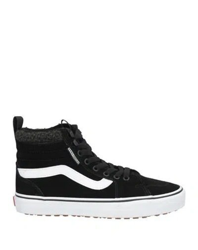 Vans Woman Sneakers Black Size 7.5 Leather