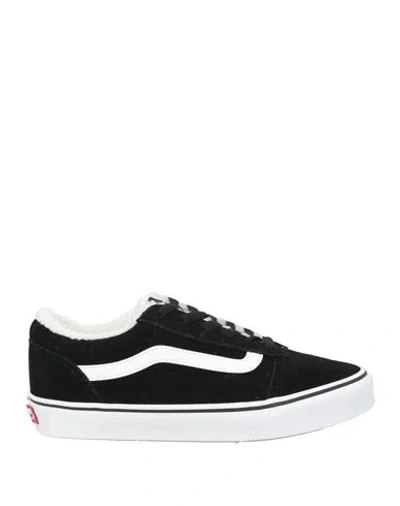 Vans Woman Sneakers Black Size 7.5 Leather