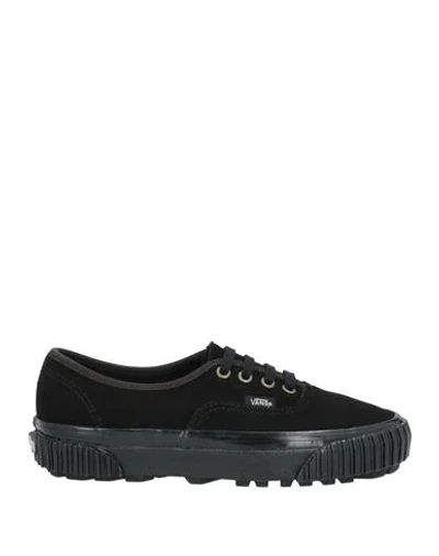 Vans Woman Sneakers Black Size 9 Soft Leather
