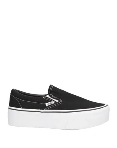 Vans Classic Black Canvas Slip-on Stackform Sneakers