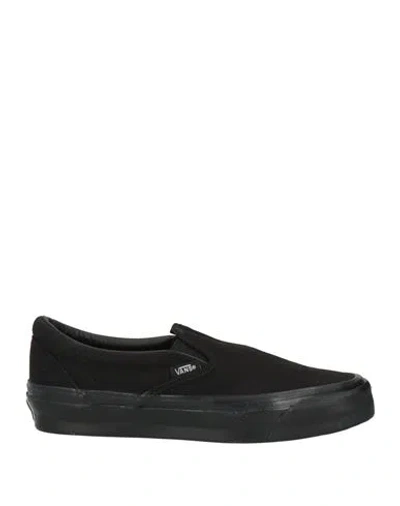 Vans Woman Sneakers Black Size 9 Textile Fibers
