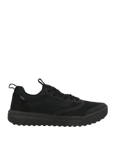 Vans Woman Sneakers Black Size 9.5 Textile Fibers In Multi