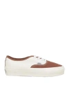 Vans Woman Sneakers Brown Size 8 Textile Fibers In Brown