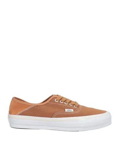 Vans Woman Sneakers Camel Size 8 Textile Fibers In Sand