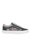 Vans Woman Sneakers Steel Grey Size 8.5 Soft Leather In Grey