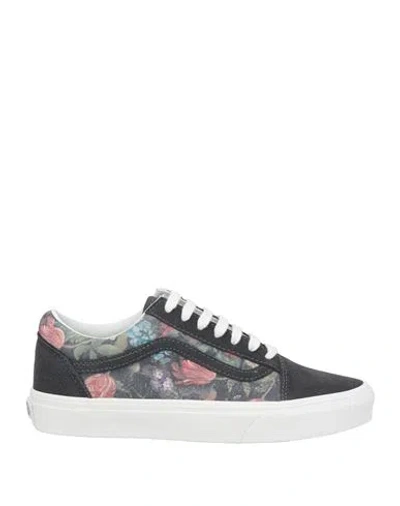 Vans Woman Sneakers Steel Grey Size 8.5 Soft Leather