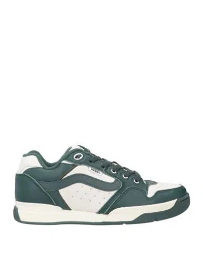 Vans Woman Sneakers Dark Green Size 9 Leather