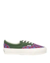 Vans Woman Sneakers Green Size 7 Textile Fibers In Green