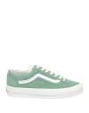 Vans Woman Sneakers Green Size 7.5 Leather In Green