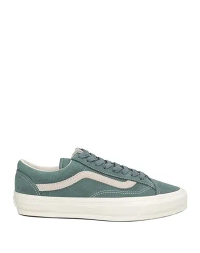 Vans Woman Sneakers Green Size 8 Leather