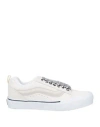 Vans Vault Woman Sneakers Ivory Size 8 Leather, Textile Fibers In White