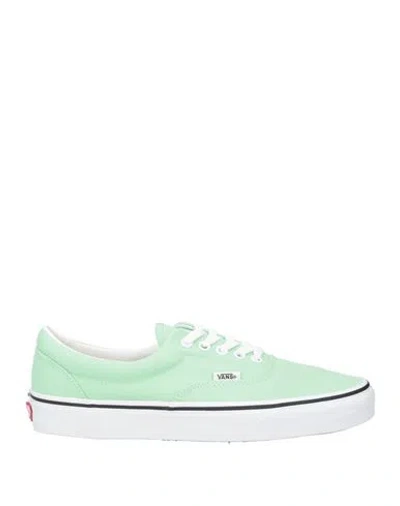Vans Woman Sneakers Light Green Size 8 Textile Fibers