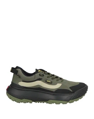 Vans Woman Sneakers Military Green Size 7.5 Textile Fibers