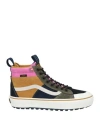 Vans Woman Sneakers Mustard Size 9 Soft Leather In Yellow