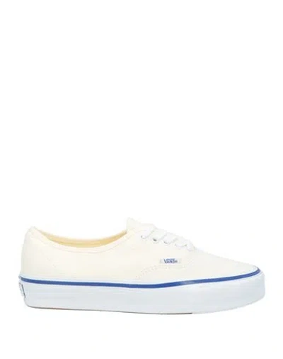 Vans Woman Sneakers Off White Size 8 Textile Fibers