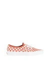 Vans Woman Sneakers Orange Size 8 Textile Fibers In Orange