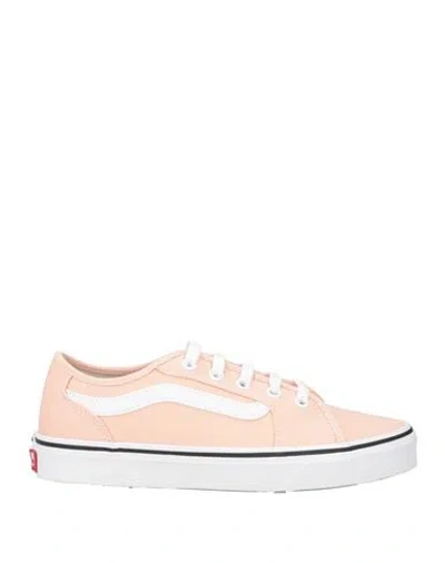 Vans Woman Sneakers Pink Size 8 Textile Fibers