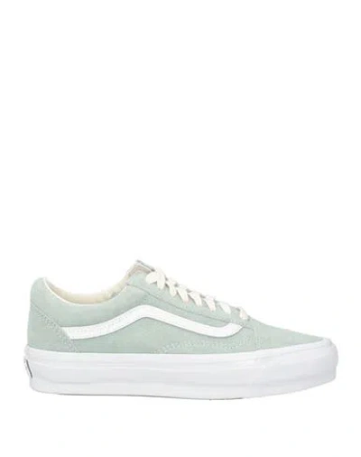 Vans Woman Sneakers Sage Green Size 8 Leather