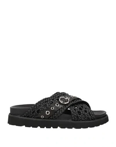 Vans Woman Sneakers Silver Size 8 Leather In Black