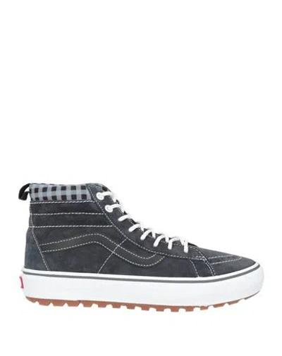 Vans Woman Sneakers Steel Grey Size 8 Leather