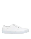 Vans Woman Sneakers White Size 10 Textile Fibers In White