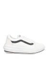 Vans Woman Sneakers White Size 6.5 Leather, Textile Fibers