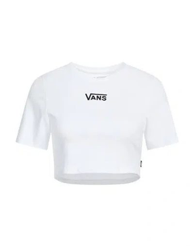Vans Woman T-shirt White Size M Cotton