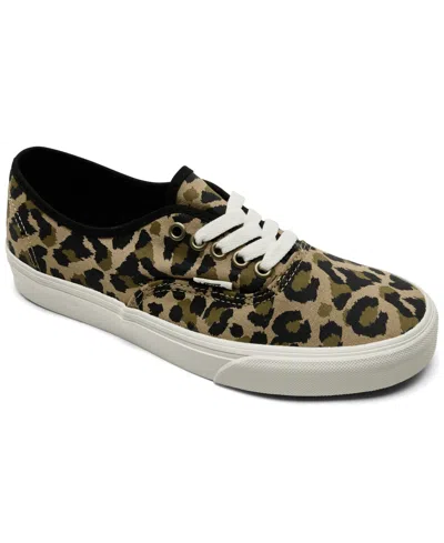 Vans Women's Authentic Lifestyle Sneakers From Finish Line In Black Incense