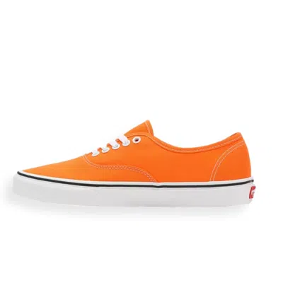 Vans Women's Authentic Skate Shoes In Tiger/true White/ Orange In Multi
