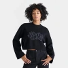Vans Women's Cammile Graphic Pullover Sweatshirt In Black