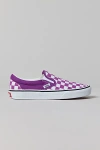 Vans Women's Classic Checkerboard Slip-on Sneaker In Checkerboard Willowherb/white, Women's At Urban Outf