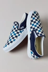 Vans Women's Classic Checkerboard Slip-on Sneaker In Tri/tone Check Navy, Women's At Urban Outfitters