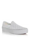 Vans Women's Classic Slip On Platform Sneakers In White
