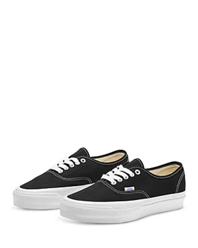 Vans Women's Lx Authentic Reissue Black Low Top Trainers In Black/white