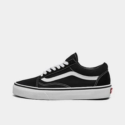 Vans Women's Old Skool Casual Shoes In Black