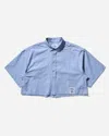 Vans Women S Hommegirls Crop Shirt Azurine