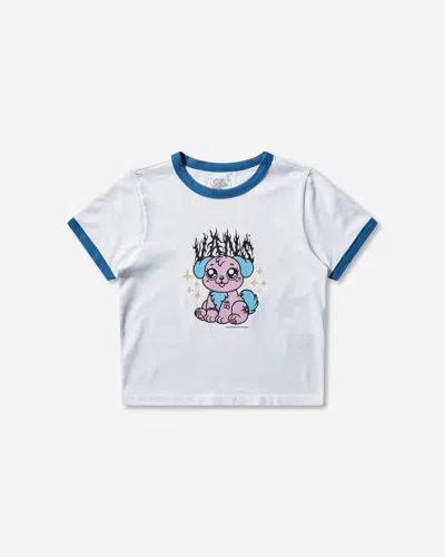 Vans Women S Puppy Ringer Tee In White