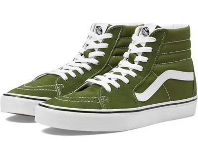 Vans Women Sk8-hi Color Theory Sneaker In Pesto In Green
