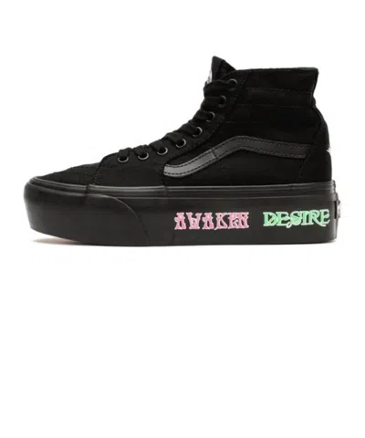 Vans Women's Sk8-hi Tapered Stackfoam Awaken Desire Sneakers In Morph Blackout In Multi