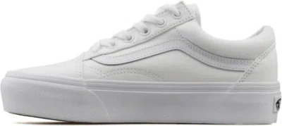 Pre-owned Vans Women's Ua Old Skool Stackform Sneakers In True White
