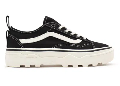 Pre-owned Vans Women's  Canvas Sentry Old Skool Wc Sneakers In Black/marshmallow